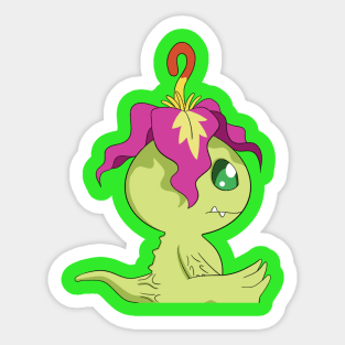 Sitting Palmon Sticker